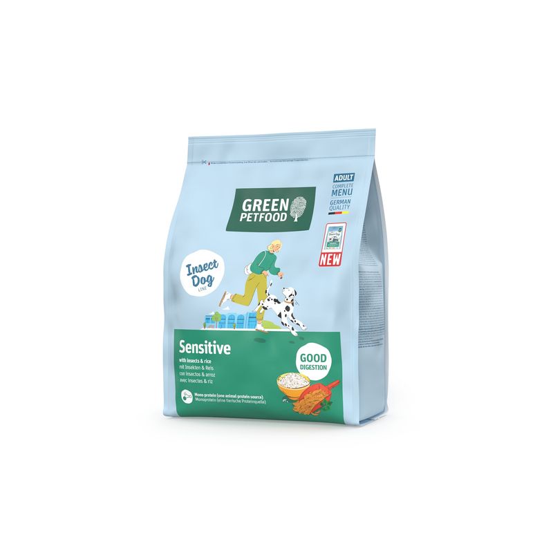 Green Petfood InsectDog Sensitive met insecten & Rijst