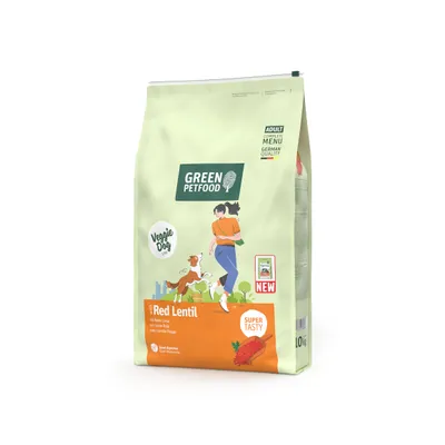 Green Petfood Veggie Dog met rode linzen