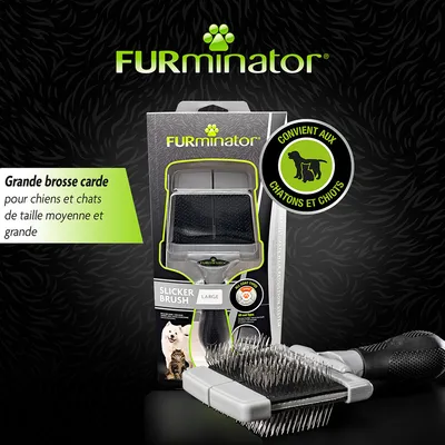 Brosse FURminator Slicker pour chien et chat Brosse FURminator Slicker pour chien et chat