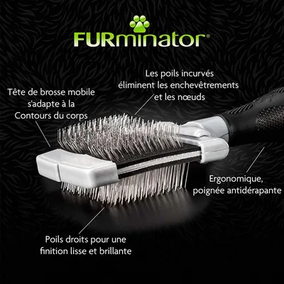 Brosse FURminator Slicker pour chien et chat Brosse FURminator Slicker pour chien et chat