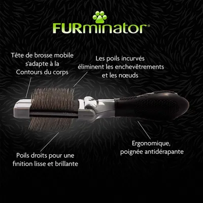 Brosse FURminator Slicker pour chien et chat Brosse FURminator Slicker pour chien et chat