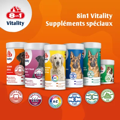 8in1 Vitality Comprimés de calcium