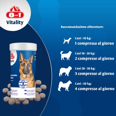 8in1 Vitality Compresse di Glucosamina