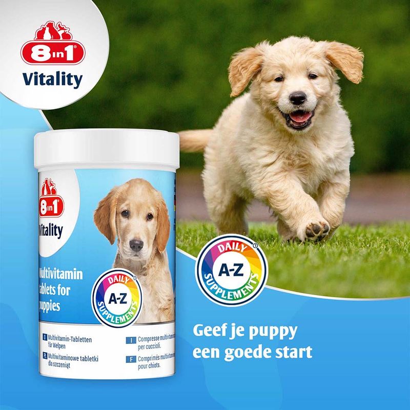 8in1 Vitaliteit Multivitamine Tabletten Puppy