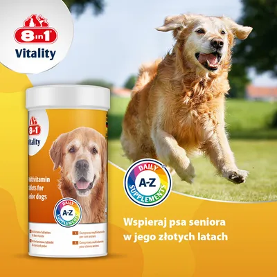 8in1 Vitality Senior, multiwitaminy w tabletkach