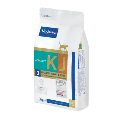 Virbac Veterinary HPM Advanced Kidney & Joint Support KJ3 pour chat