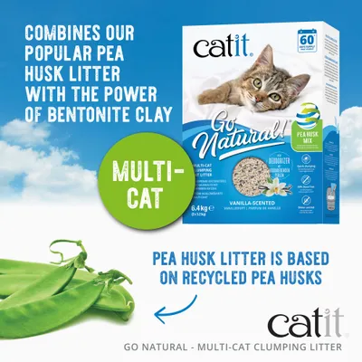 Catit Natuurlijk! Erwt + bentoniet vanille