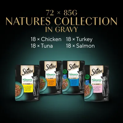 Sheba Nature's Collection Mixed Selection in Gravy Mega Pack