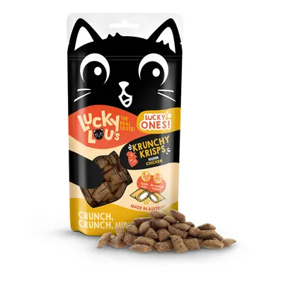 Lucky Lou's Krunchy Krisps пиле. Без зърнени храни, без добавена захар. Произведено в Австрия.