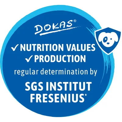 DOKAS. ✓ NUTRITION VALUES ✓ PRODUCTION regular determination by SGS INSTITUT FRESENIUS* (text v angličtině)