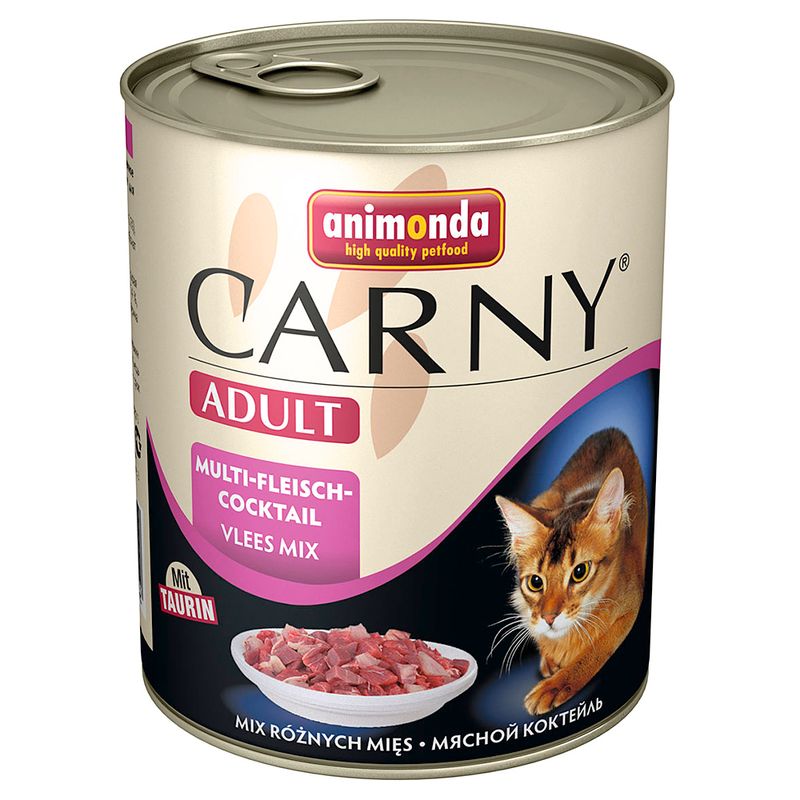 Gemengd probeerpakket Animonda Carny Adult 6 x 800 g