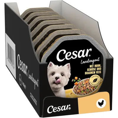 Cesar en tarrinas 14 x 150 g - Estofado campero con pollo, verduras y arroz integral Cesar en tarrinas 14 x 150 g - Estofado campero con pollo, verduras y arroz integral