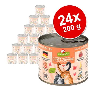 GranataPet DeliCatessen -säästöpakkaus 24 x 200 g