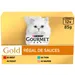 12 + 4 / 36 + 12 på köpet! 16 x 85 g / 48 x 85 g Gourmet Gold kattmat