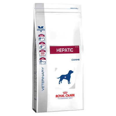 Royal Canin Veterinary Diet Hepatic HF 16 für Hunde. Spezielle Rezeptur mit reduziertem Kupfergehalt, angepasstem Kaloriengehalt und antioxidativen Eigenschaften.