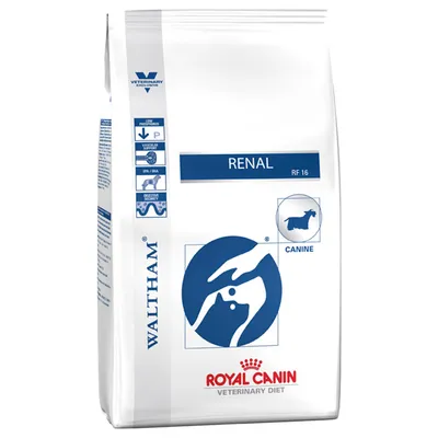 Royal Canin Veterinary Diet Renal RF 16 für Hunde. Unterstützt Nierenfunktion, reduziert Phosphoraufnahme. Waltham zertifiziert.