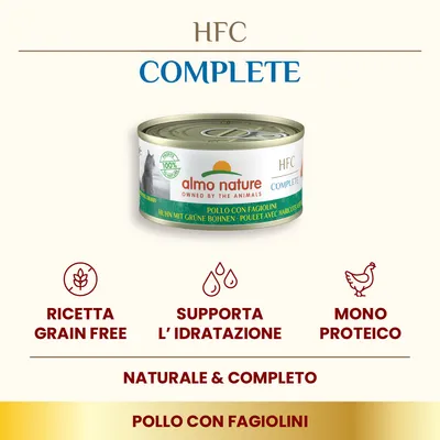 Almo Nature HFC Complete 6 x 70 g Alimento umido per gatto
