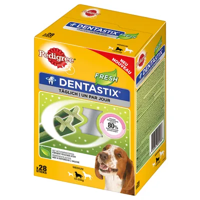 112 x Pedigree Dentastix/Dentastix Fresh zum Sonderpreis