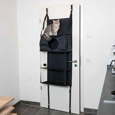 Zooplus Basics Nicchia con tiragraffi per gatti per porte