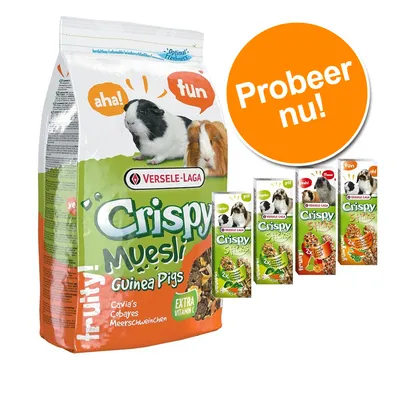 Crispy Muesli Cavia + Sticks voor een Speciale Prijs
