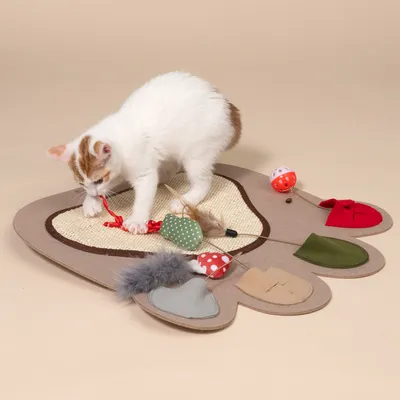 TIAKI Schnüffelmatte Pfote für Katzen