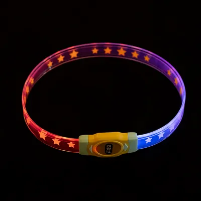 TIAKI LED-Halsband für langhaarige Hunde