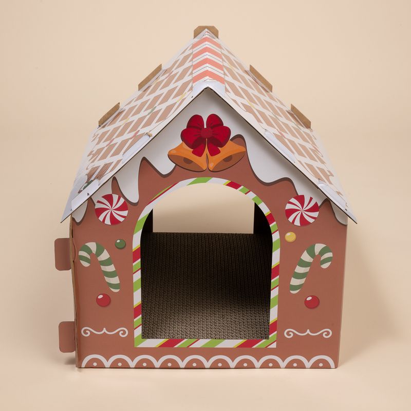 Casita de jengibre TIAKI juguete para gatos