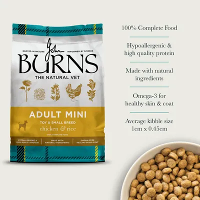 Burns Adult & Senior Original Toy & Small Breed - Kip & Rijst - 6 kg Burns Adult & Senior Original Toy & Small Breed - Kip & Rijst - 6 kg