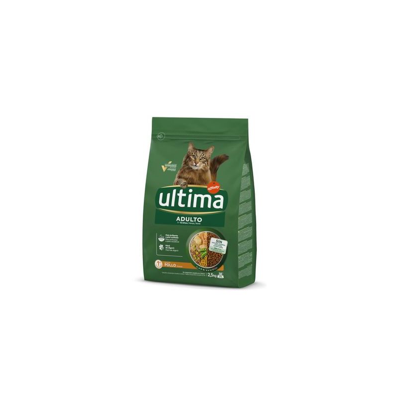 Ultima: 2,5 кг суха храна + Snacks пълнени хапки с говеждо месо, 60 г подарък!