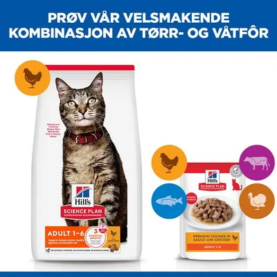 Hill's Science Plan Adult 1-6 Kylling