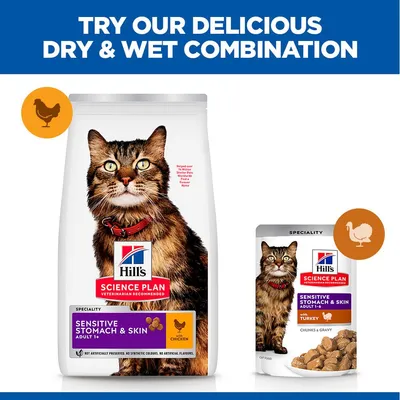 Hill's Science Plan Adult Sensitive Stomach & Skin Chicken