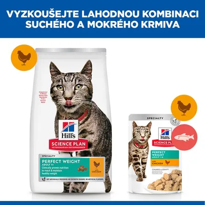 Hill's Science Plan Perfect Weight Adult 1+ Chicken