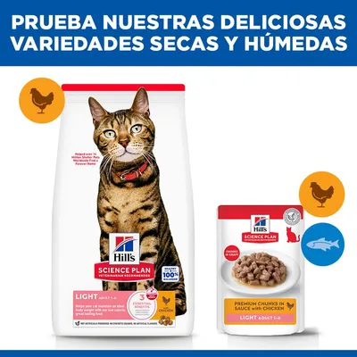 Hill's Science Plan Light Adult 1-6 pollo