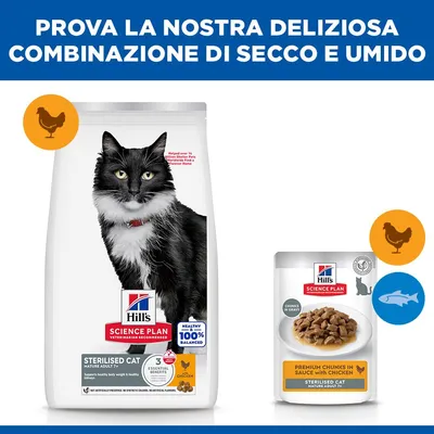 Hill's Science Plan Sterilised Cat Mature Adult 7+ Pollo