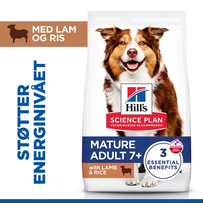 Hill's Science Plan Mature Adult 7+ Medium med lam & ris
