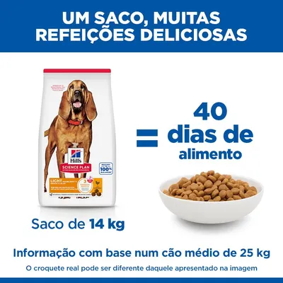 Hill's Science Plan Mature Adult 7+ Medium Light com frango