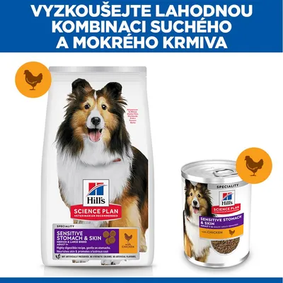 Hill's Science Plan Sensitive Stomach & Skin Adult 1+ Medium Chicken Hill's Science Plan Sensitive Stomach & Skin Adult 1+ Medium Chicken