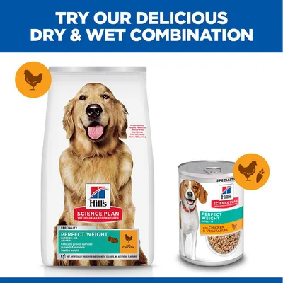 Hill's Science Plan Perfect Weight Adult 1+ Large csirke