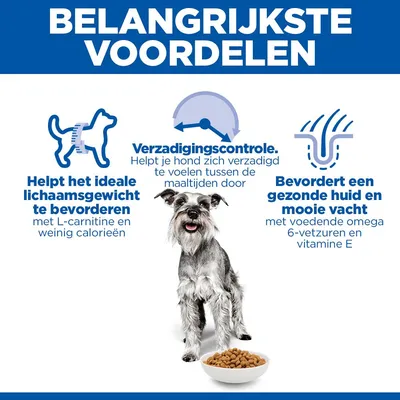 Hill's Science Plan Mature Adult Light Small & Mini met Kip