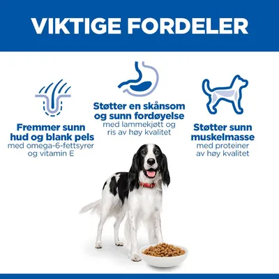 Hill's Science Plan Adult 1-6 Medium Lam & Ris