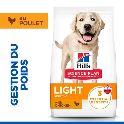 Hill's Science Plan Adult Light Large Breed Poulet