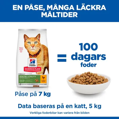 Hill's Science Plan Senior Vitality Mature Adult 7+ Chicken & Rice