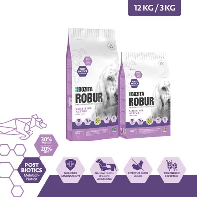 Bozita Robur Sensitive Grain Free Active mit Lamm