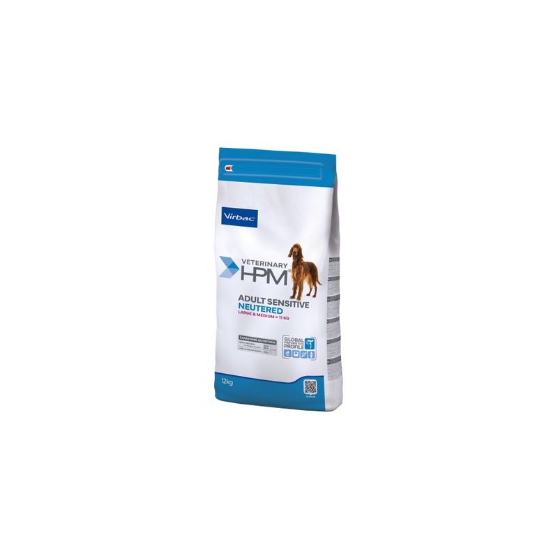 Virbac Veterinary HPM Adult Sensitive Neutered Hond Large & Medium