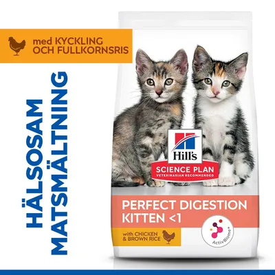 Hill's Science Plan Perfect Digestion Kitten <1 Chicken & Brown Rice
