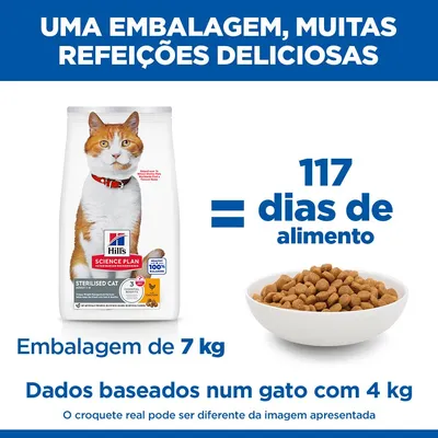 Hill's Science Plan Adult Sterilised com frango