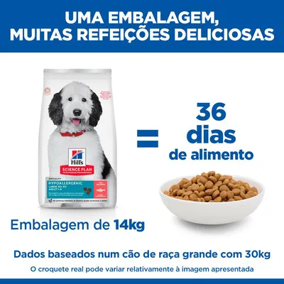 Hill's Science Plan Hypoallergenic Adult Large com salmão