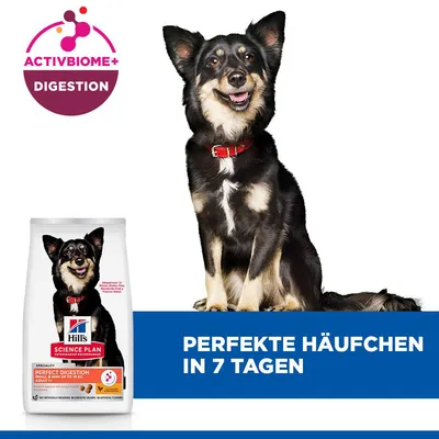 Hill's Science Plan Perfect Digestion Adult 1+ Small & Mini mit Huhn & braunem Reis