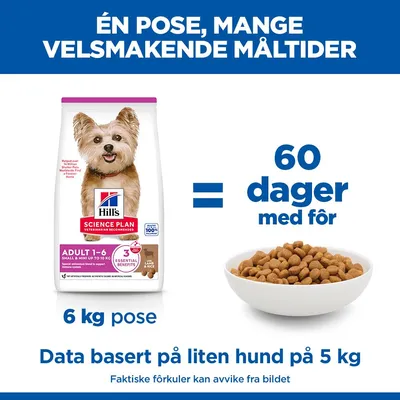 Hill's Science Plan Adult 1-6 Small & Mini med lam & ris
