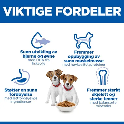 Hill's Science Plan Puppy <1 Small & Mini med kylling